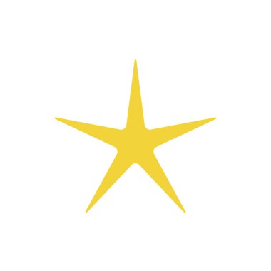 Star vector icon. Star icon. Stars in modern simple flat style.