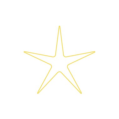 Star vector icon. Star icon. Stars in modern simple flat style.