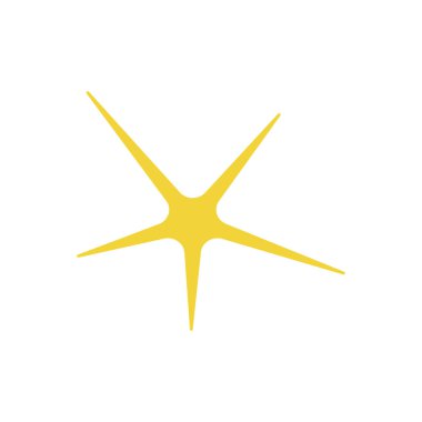Star vector icon. Star icon. Stars in modern simple flat style.
