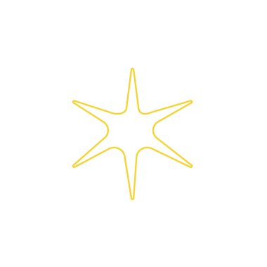 Star vector icon. Star icon. Stars in modern simple flat style.