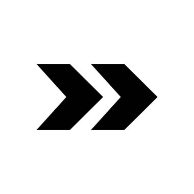 The arrow indicates the direction to the right, the arrow to the right. Arrow icon vector