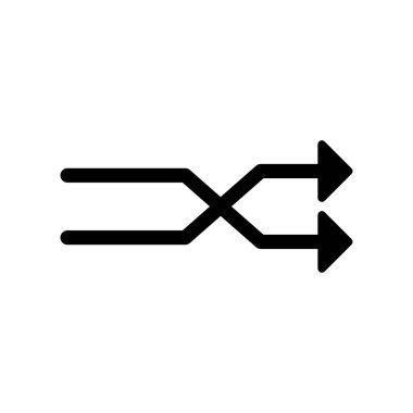 The arrow indicates the direction to the right, the arrow to the right. Arrow icon vector