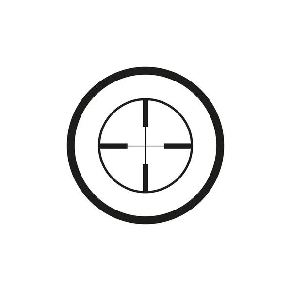 Aim icon. Sniper scope optics. optical target icon for online shooters and rpg games