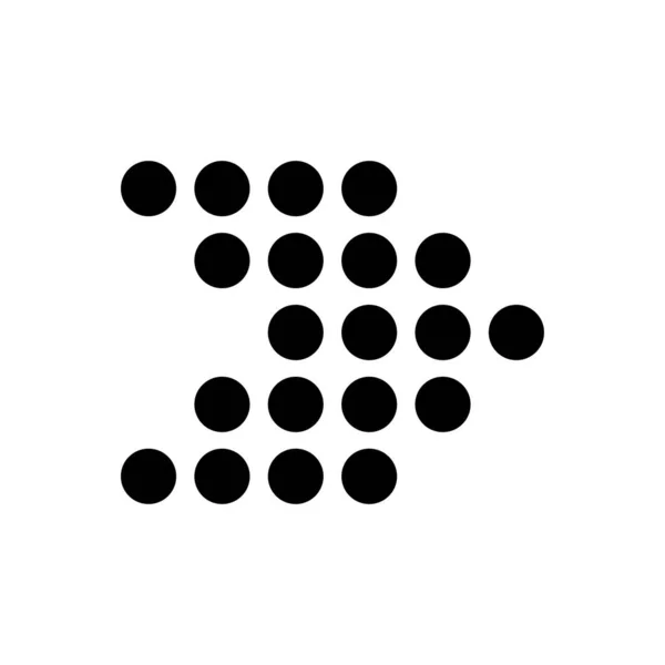 The arrow indicates the direction to the right, the arrow to the right. Arrow icon vector