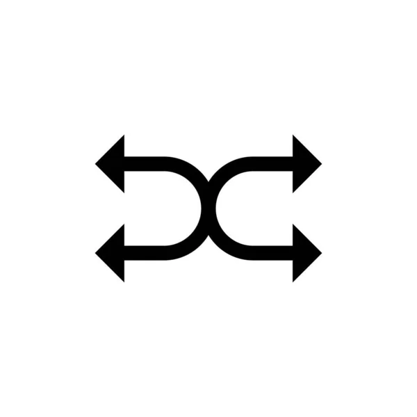The arrow indicates the direction to the left and to the right, the arrow to the left and to the right. Arrow icon vector