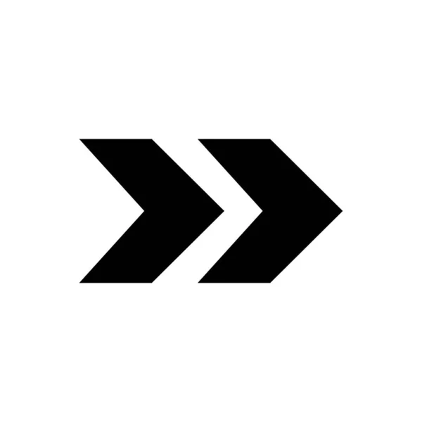 The arrow indicates the direction to the right, the arrow to the right. Arrow icon vector