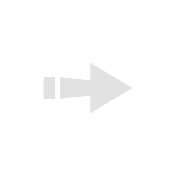 The arrow indicates the direction to the right, the arrow to the right. Arrow icon vector