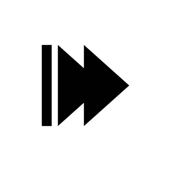 The arrow indicates the direction to the right, the arrow to the right. Arrow icon vector