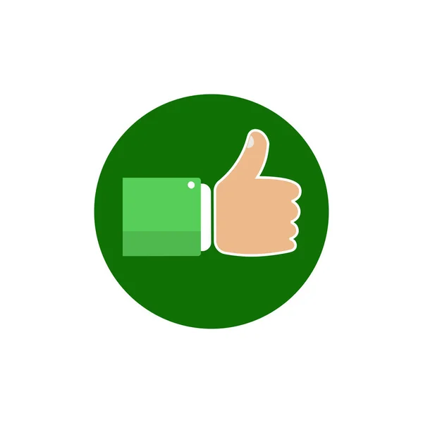 Thumbs up. Customer service rating vector design illustration. evaluation, customer reviews.