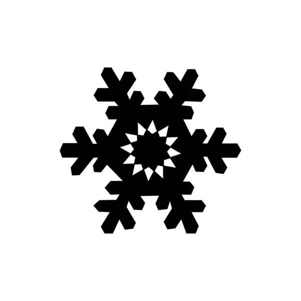 Snow flat icons, snowflakes silhouette. Christmas decoration.