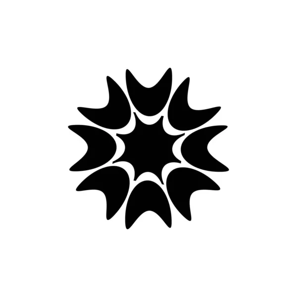 Snow flat icons, snowflakes silhouette. Christmas decoration.