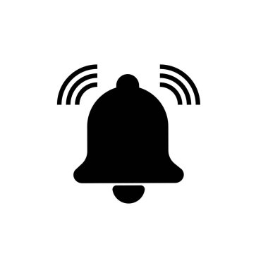 Bell notification icons. Button with bells of notification symbols. Vector illustration