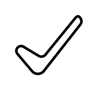 Check Mark. Check Mark black vector icons, isolated on white background.