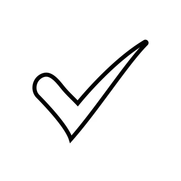 Check Mark. Check Mark black vector icons, isolated on white background.