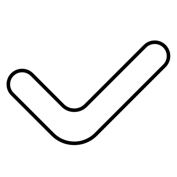 Check Mark. Check Mark black vector icons, isolated on white background.