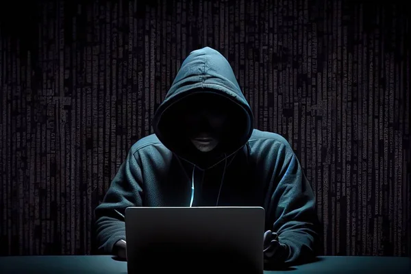 Hacker attacking, cyber security concept