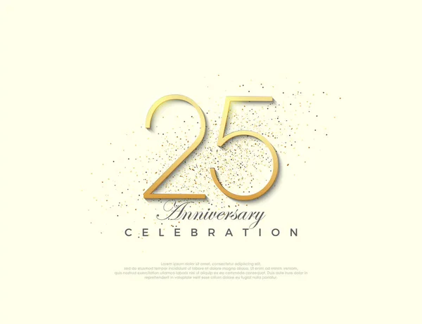 Premium Vector  25 year anniversary poster silver jubilee shiny banner