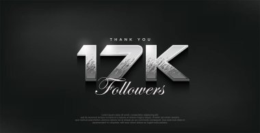 17 bin takipçiye gümüş rengi modern tasarım..