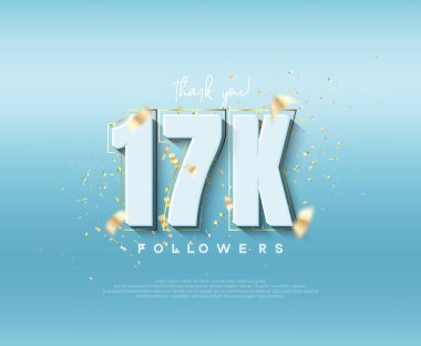 17 bin takipçi kutluyor. Modern lüks figürlerle.