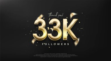 Müritlere teşekkür etmek için 33k numaralı parlak altın..