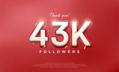 43k takipçisi için basit ve zarif bir tasarım..