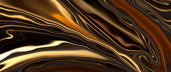 Premium Liquid Background Design Luxurious Golden Color Premium Design Images — Stock Photo, Image