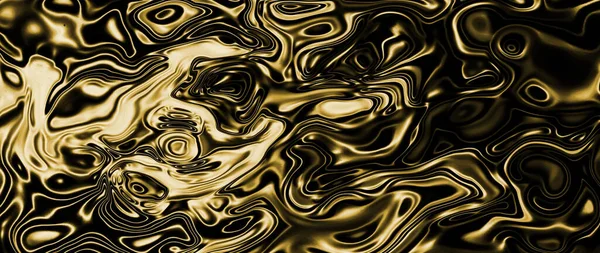Ouro Líquido Água Com Uma Cor Sólida Brilhante Design Para — Fotografia de Stock