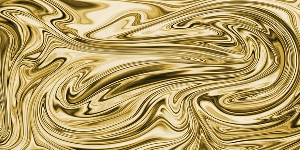 Fundo Líquido Dourado Com Cores Sólidas Luxuosas Imagens Design Premium — Fotografia de Stock