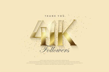 Parlak lüks altın tasarımlı 41 bin takipçiye büyük bir teşekkür..