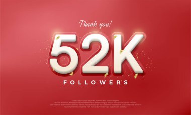 52 bin takipçi için basit ve zarif bir tasarım..