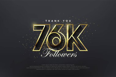 Zarif 76 bin takipçisi var. Kutlama için gösterişli basit tasarım.