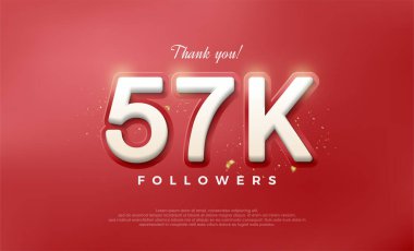 57 bin takipçi için basit ve zarif bir tasarım..