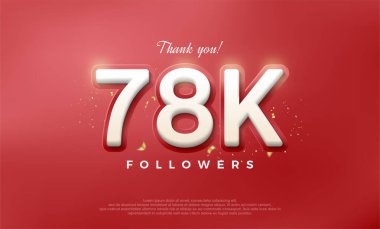 78 bin takipçi için basit ve zarif bir tasarım..