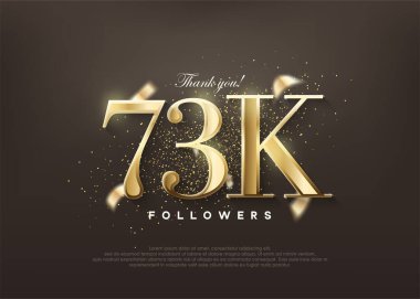 Lüks altın teşekkürler 73 bin takipçi. Selamlar ve kutlamalar.