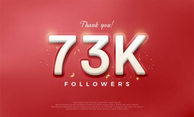 73k takipçisi için basit ve zarif bir tasarım..