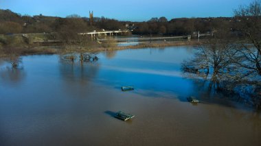 Flooding in Burton upon Trent clipart