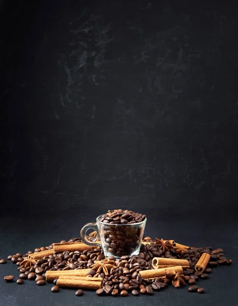 Fragrant Morning Coffee Favorite Checks Spiced Coffee Coffee Consumers Scattered — Stock fotografie