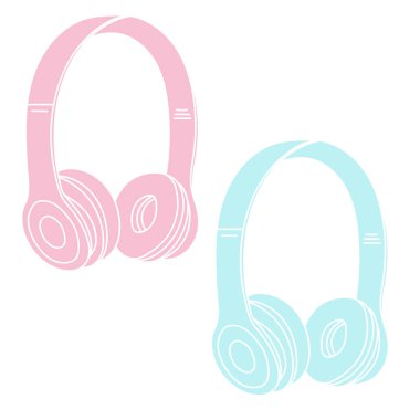 Koruyucu kulaklık çizgisi ikonu. Mobil konsept ve web tasarımı için imza. Güvenlik kulaklıkları, vektör ikonu. Sembol, logo çizimi. Grafikler. Eps 10