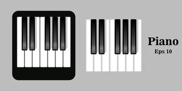 stock vector piano keyboard icon isolated , music collection. piano keyboard icon , piano keyboard symbol for logo, web, app, UI. piano keyboard icon flat vector illustration for graphic. Eps 10
