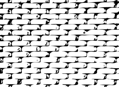 Soyut arkaplan. Tuğla ve taş dokusu. Eski tuğla duvar. Derinlik ve grunge vintage efekti yaratmak için herhangi bir tasarım üzerine resimleme yap. Posterler, afişler, retro ve şehir tasarımı için. Eps 10