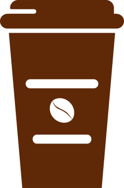 Köpüklü çay ya da kahve içeceği. Bardakta soğuk kahve ve pipo. Daha ferahlatıcı bir içecek. Flat Illustration, şeffaf, png. Bir bardak kahve. Güne başlamak için canlandırıcı bir içecek.