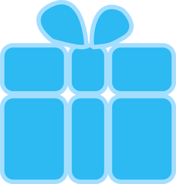 Hediye kutusu. Hediye kutusu simgesi. Sürpriz Noel hediyesi ikonu. Yeni yıl hediyeleri, sevgililer günü hediyeleri, parti kutlaması ödülleri ve hediyelerle sarılmış. Karalama, şeffaf, png