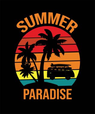 Yaz Cenneti Svg Thirt.