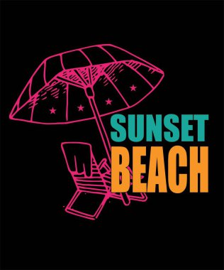  Sunset Beach Tişörtü.
