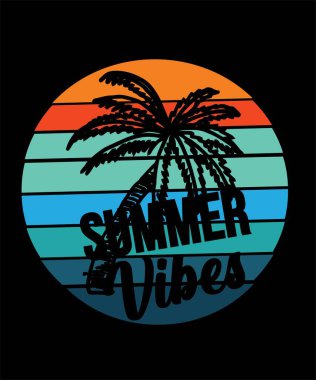 Yaz Vibes Svg Retro.eps