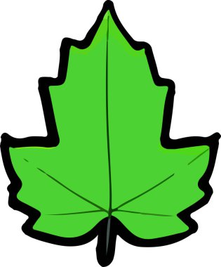 Düz yapraklı simgeler. Vektör illüstrasyonu