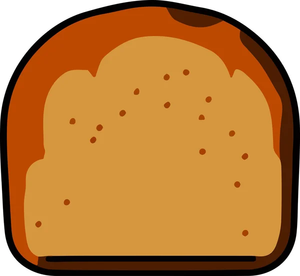 パンベクトル白い背景にパンのシンボル ベクターイラスト — ストックベクタ
