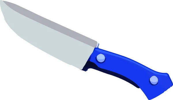 Значок Ножа Белом Фоне Векторная Иллюстрация — стоковый вектор