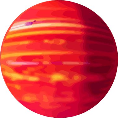 Uzay gezegenleri, asteroit, ay, fantastik dünya oyun vektörü. Vektör illüstrasyonu