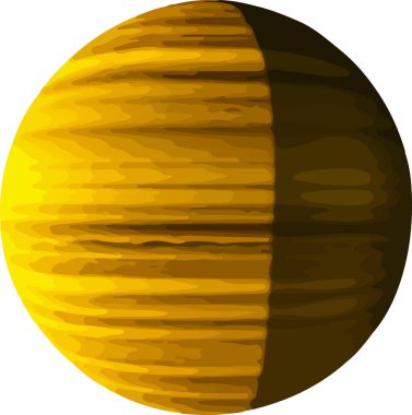 Uzay gezegenleri, asteroit, ay, fantastik dünya oyun vektörü. Vektör illüstrasyonu